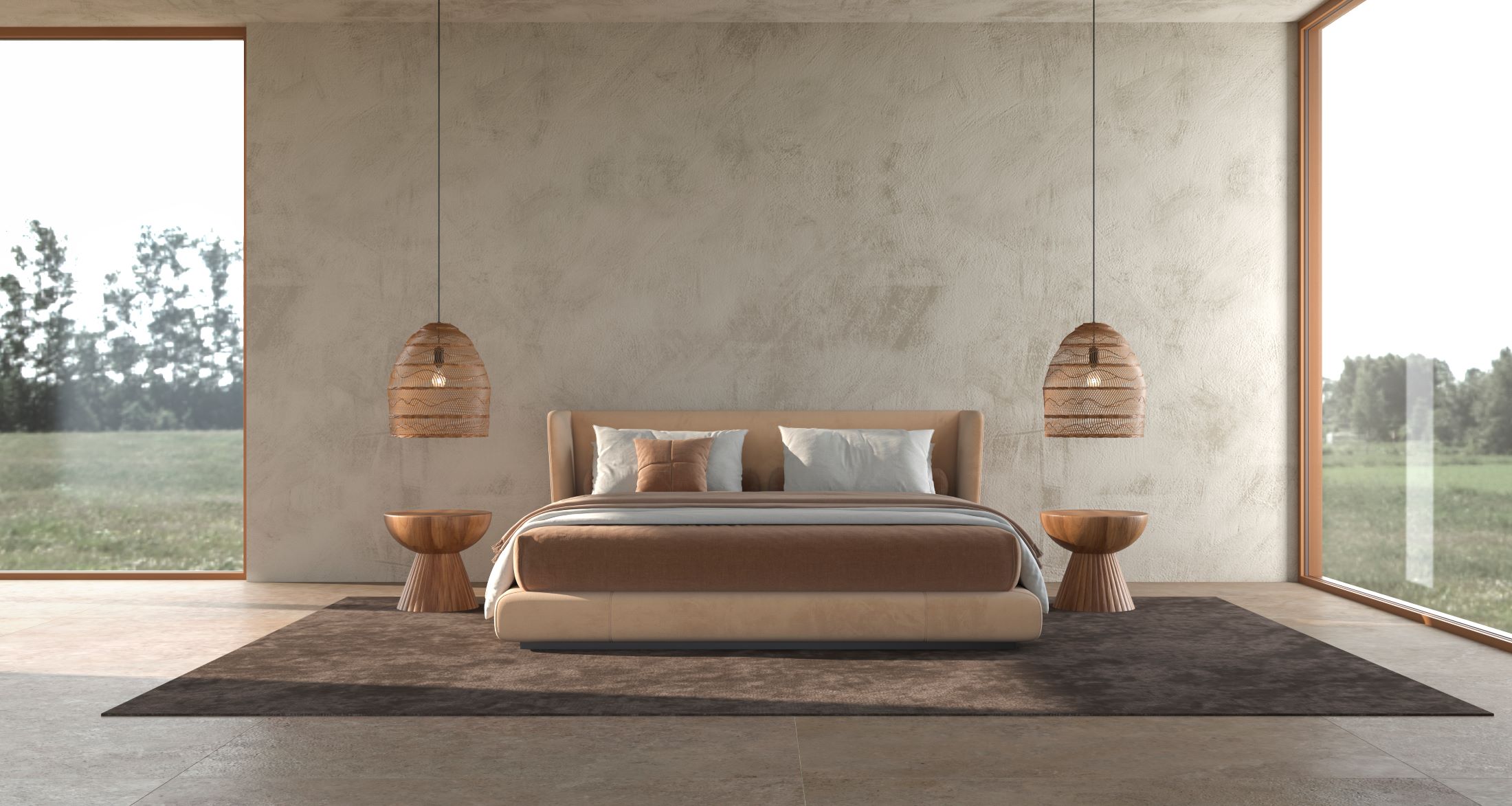 wandafwerking slaapkamer