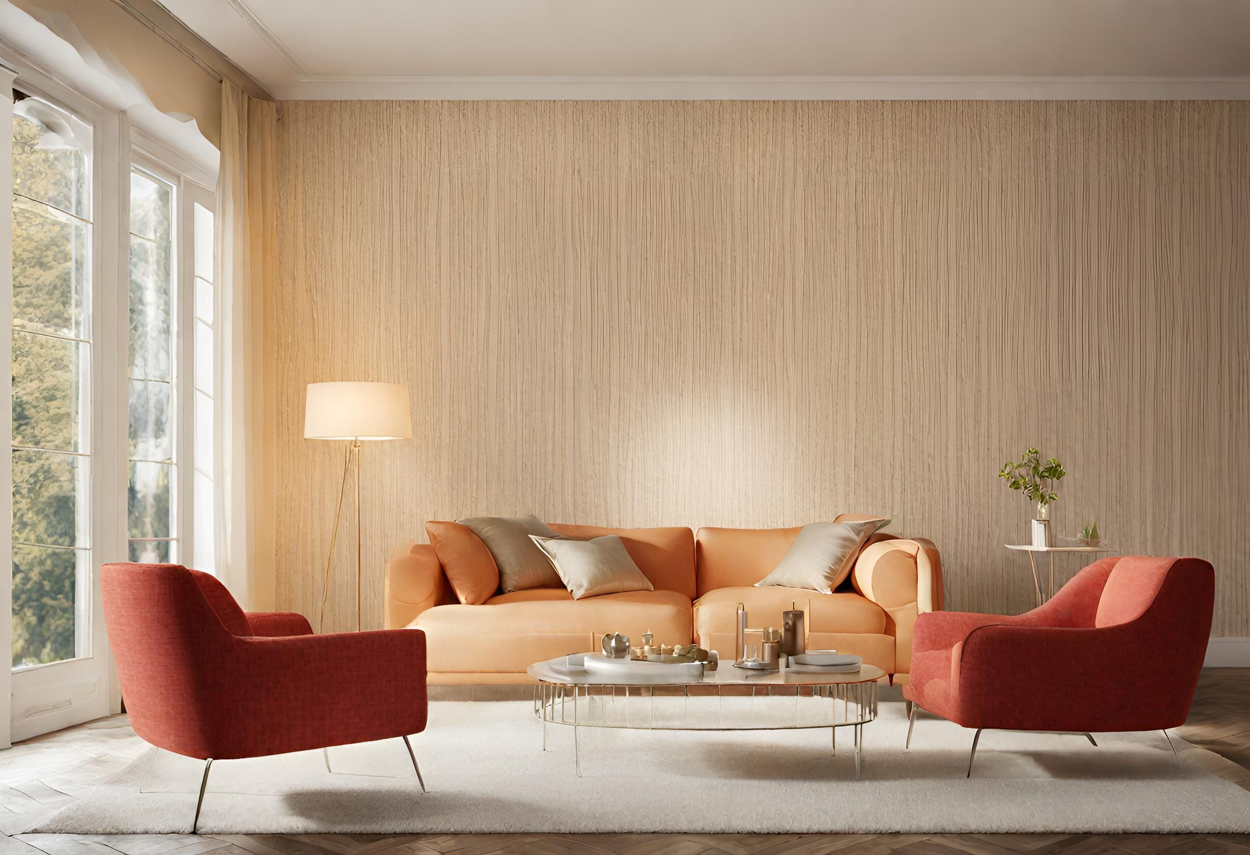 wandafwerking woonkamer