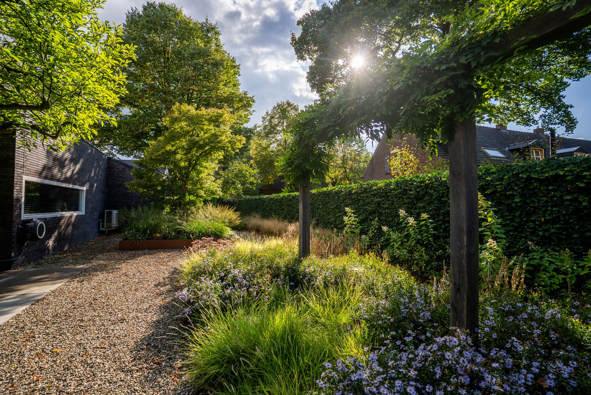exclusieve tuin bij villa