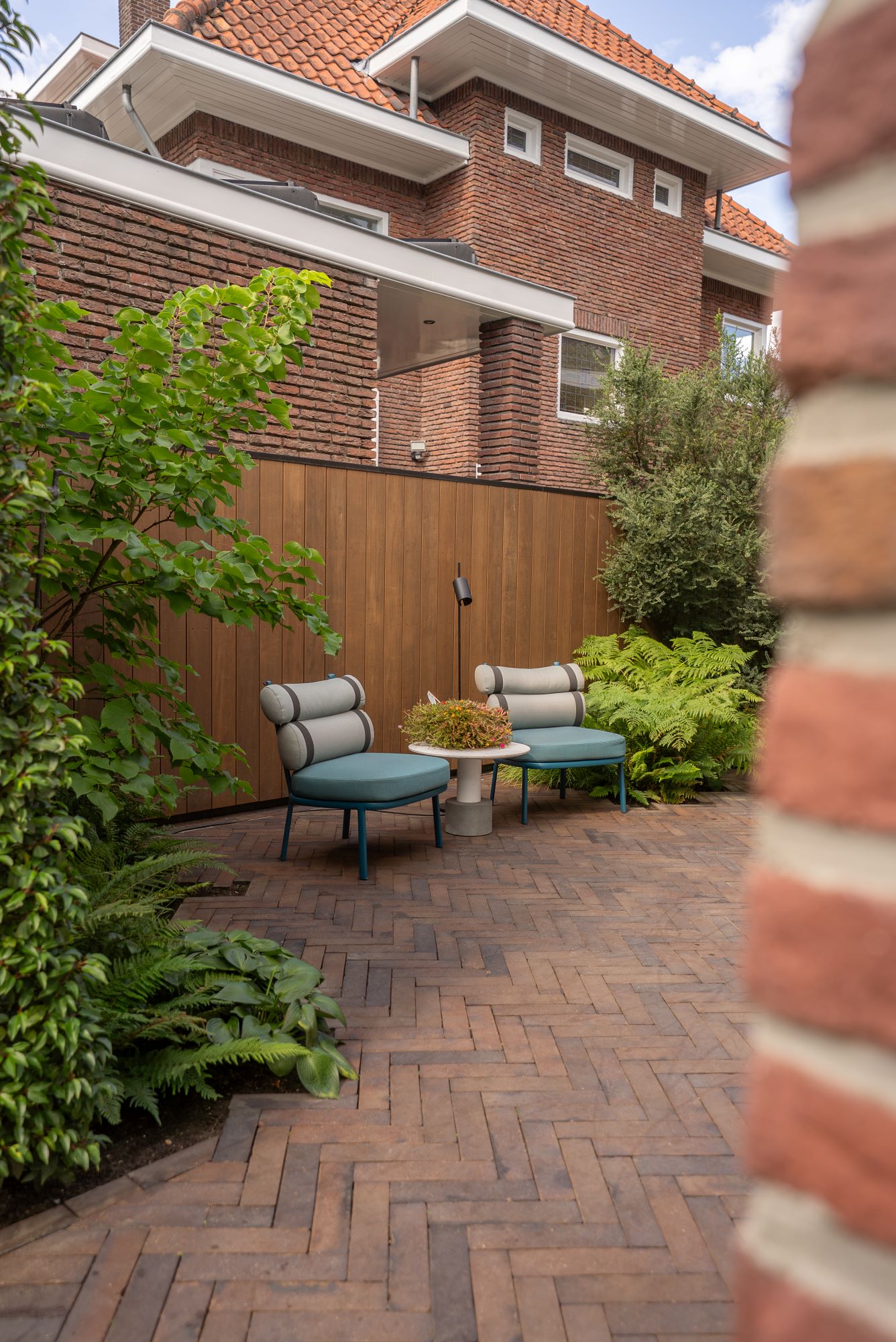 design tuin bij villa