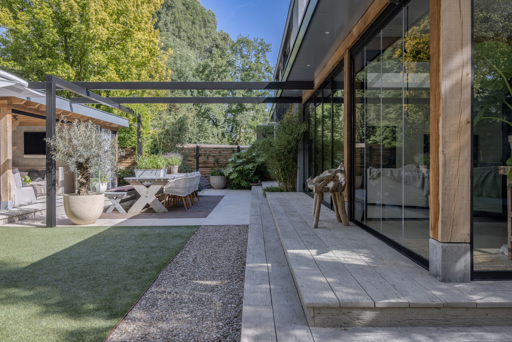 eiken tuinkamer