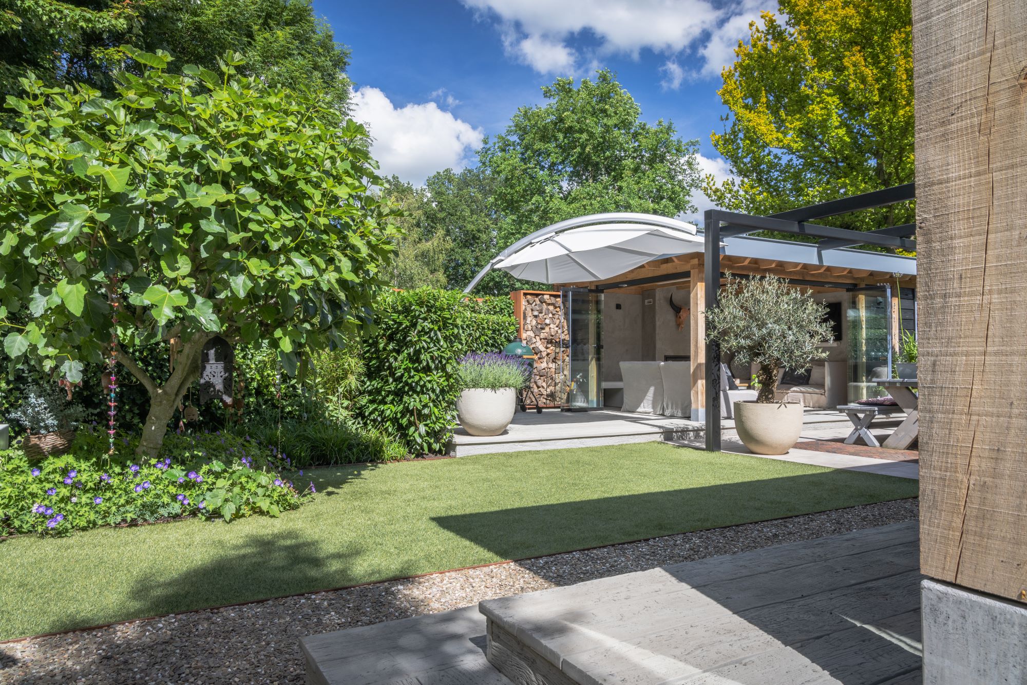 eiken tuinkamer