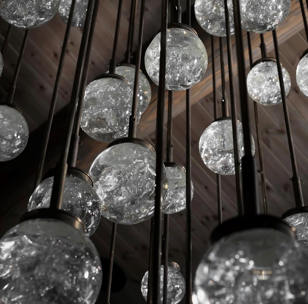 luxe designverlichting in woonkamer