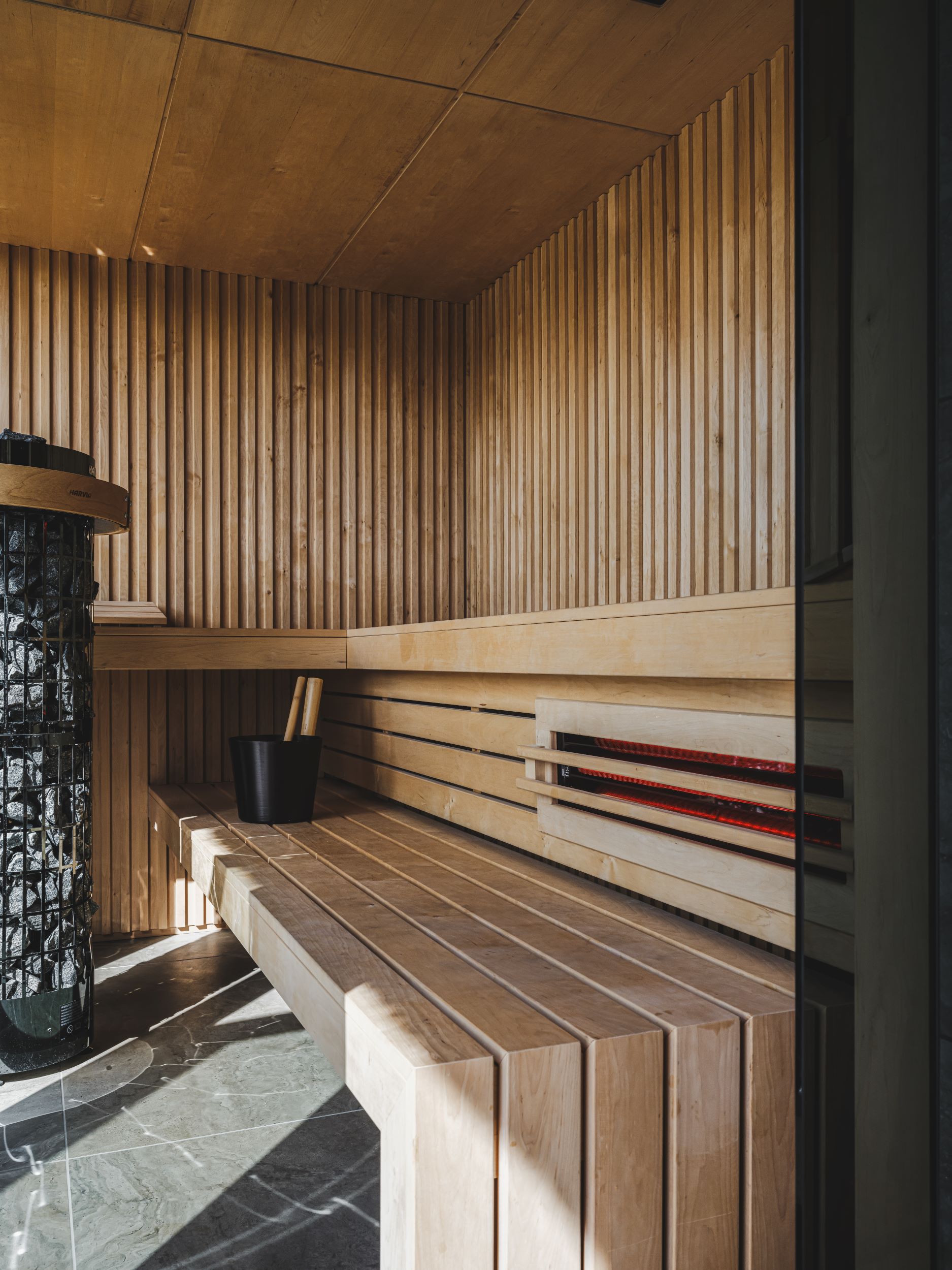 luxe sauna