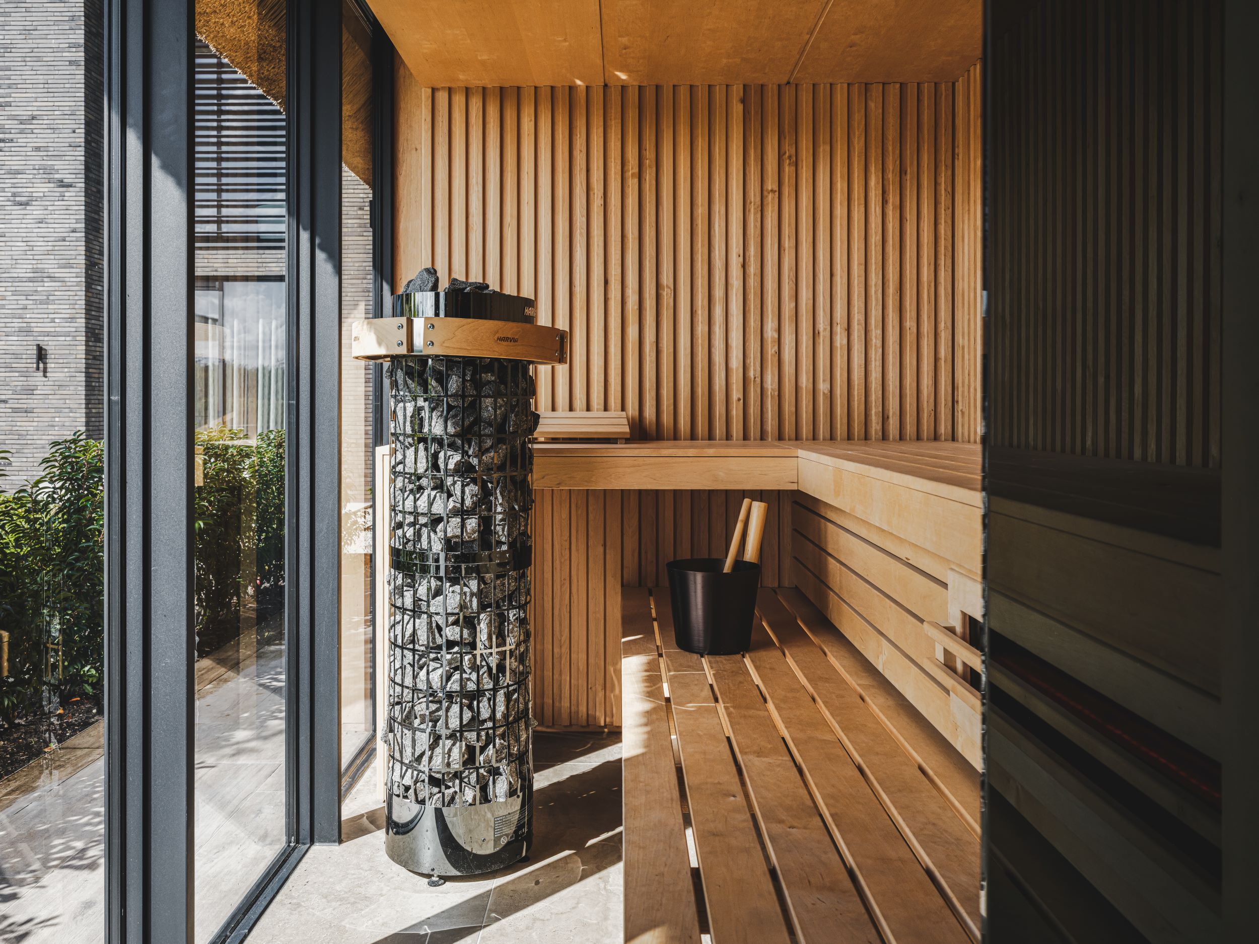 luxe sauna