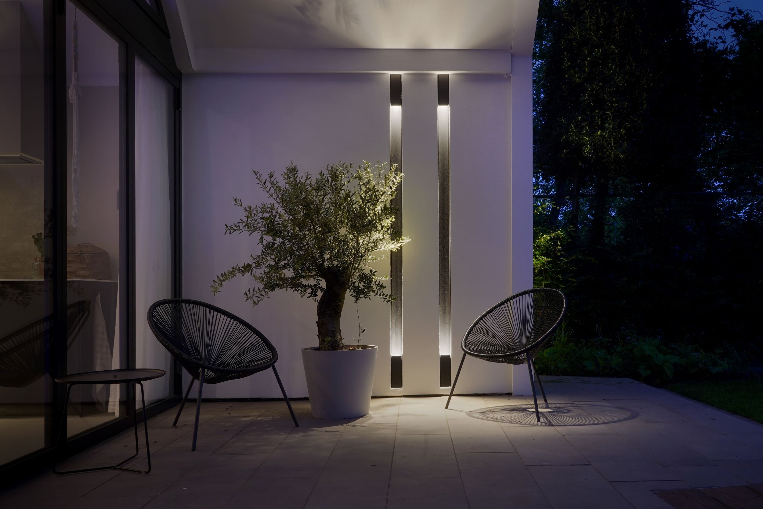 verlichting onder veranda