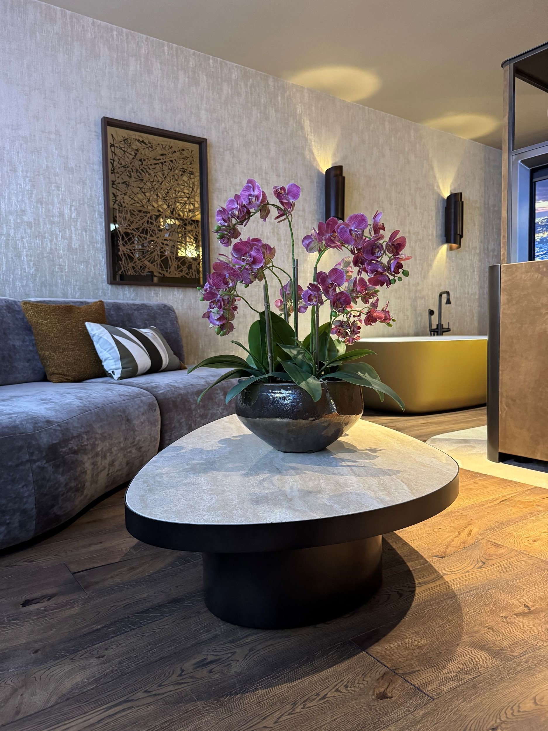 interieur met luxe kunst