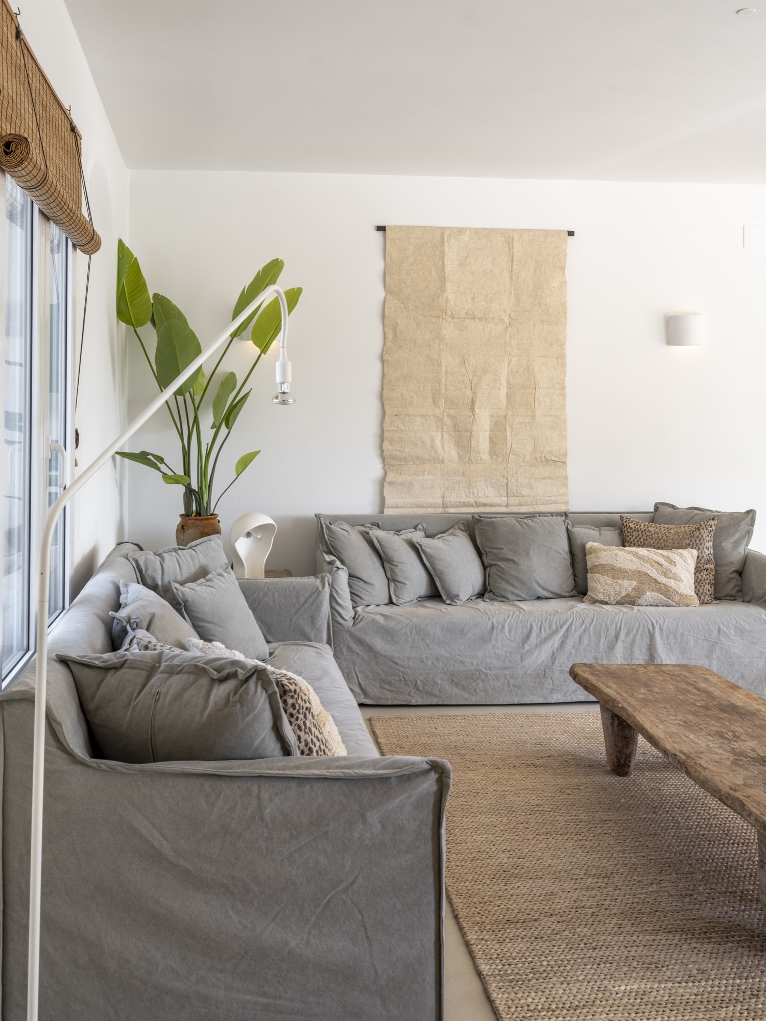 woonkamer inrichting met luxe meubels
