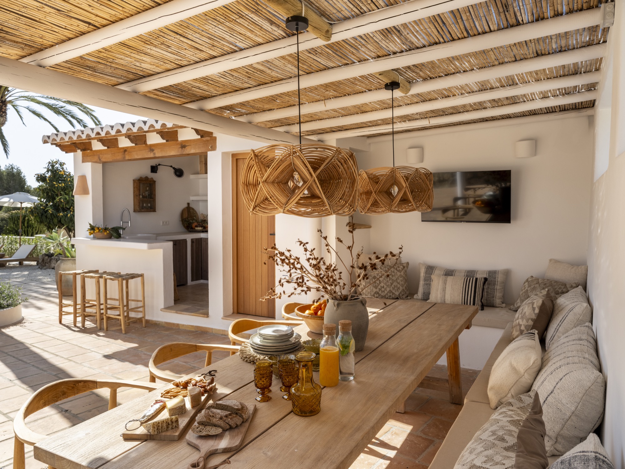 exclusieve tuinontwerpen voor vakantievilla met luxe veranda
