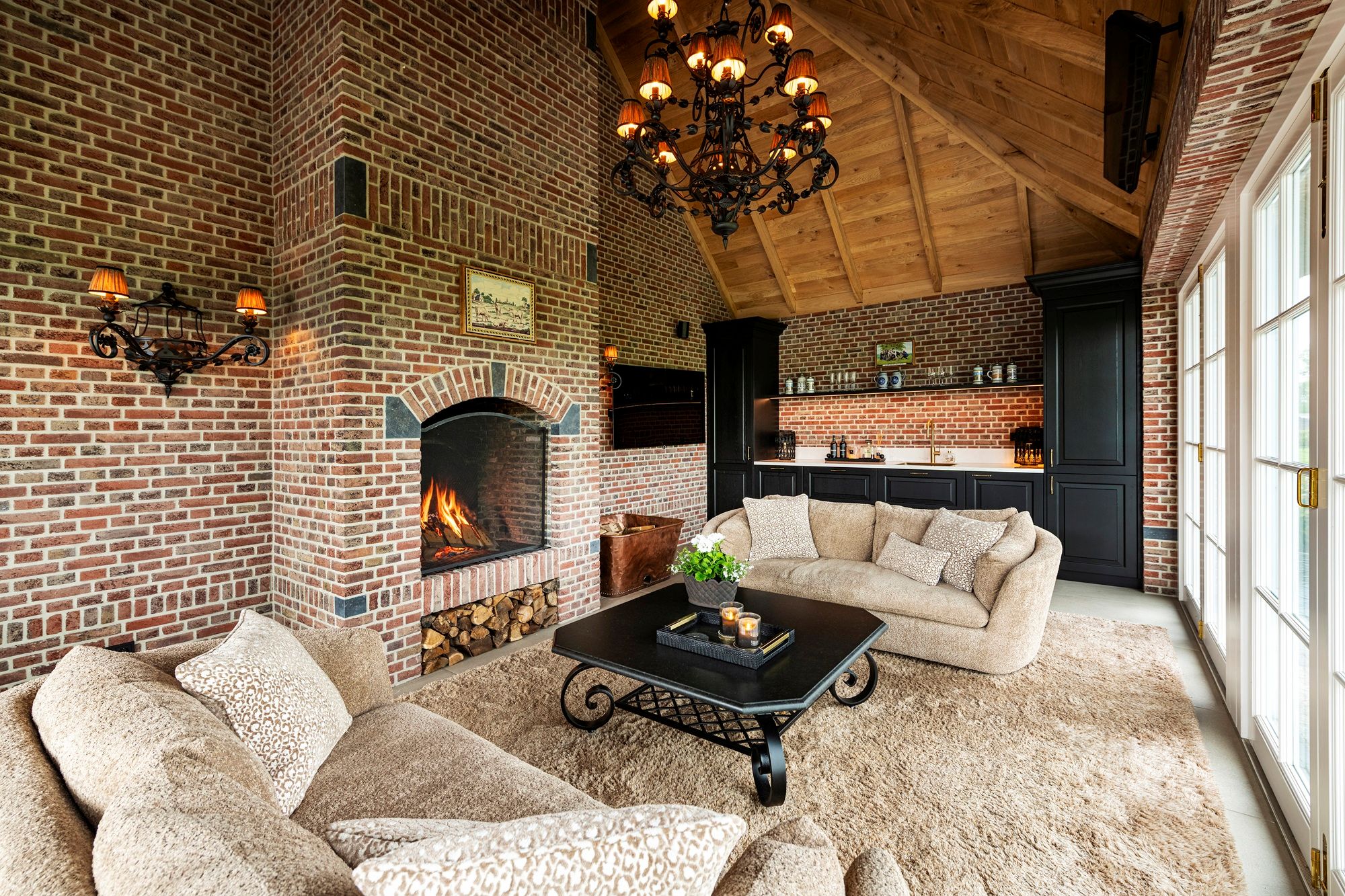 luxe tuinkamer interieur