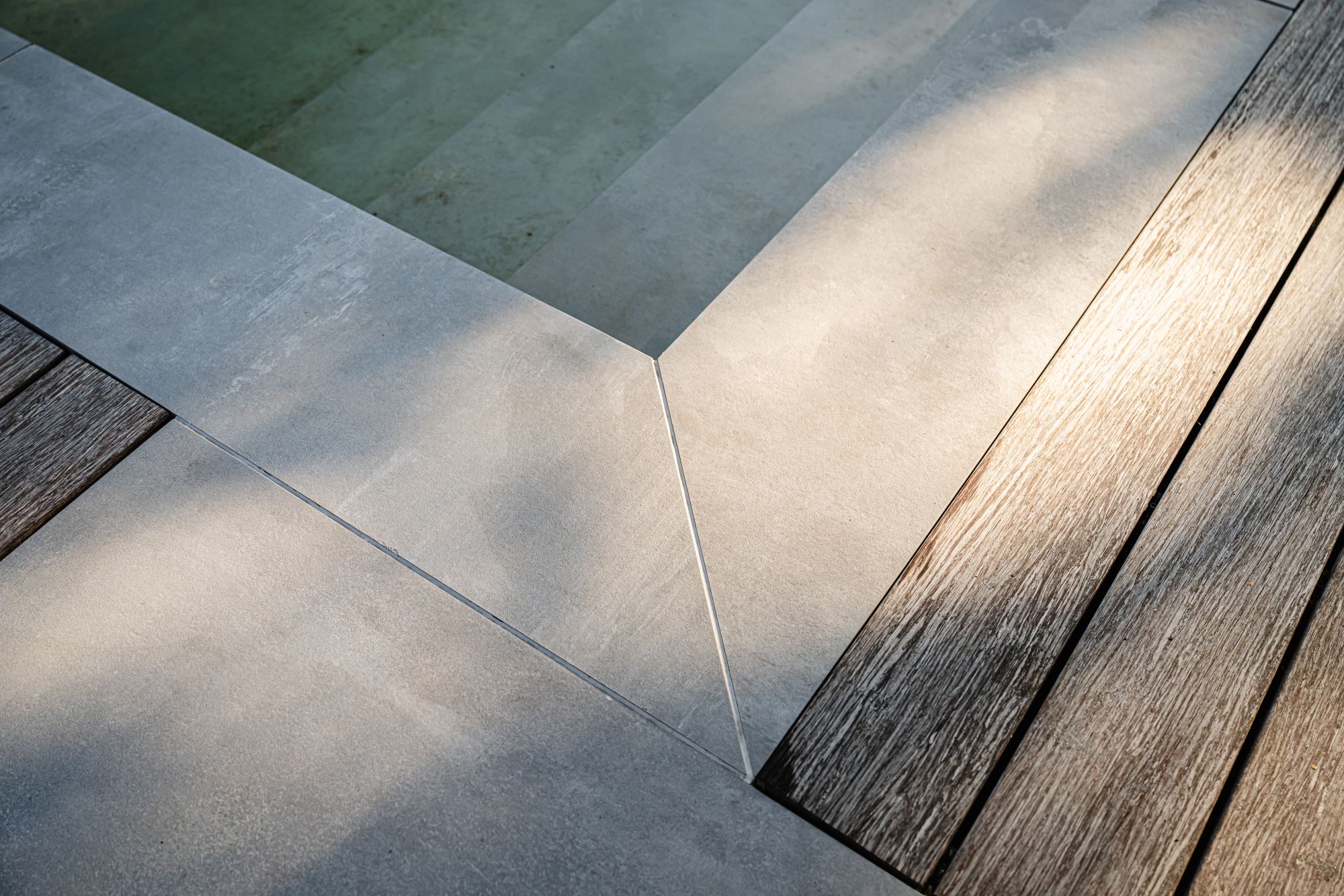 detail zwemvijver