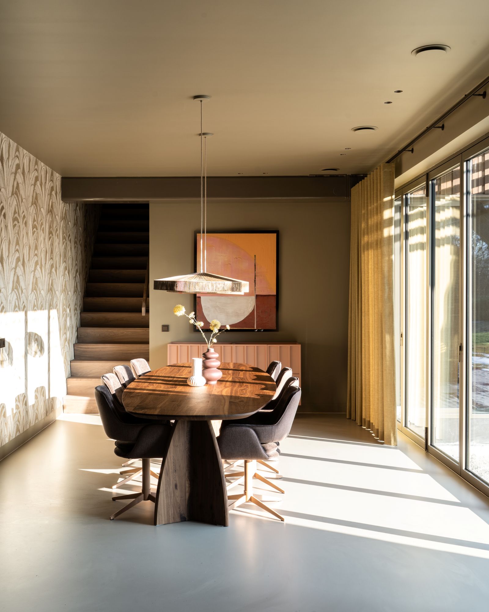 moderne eetkamer