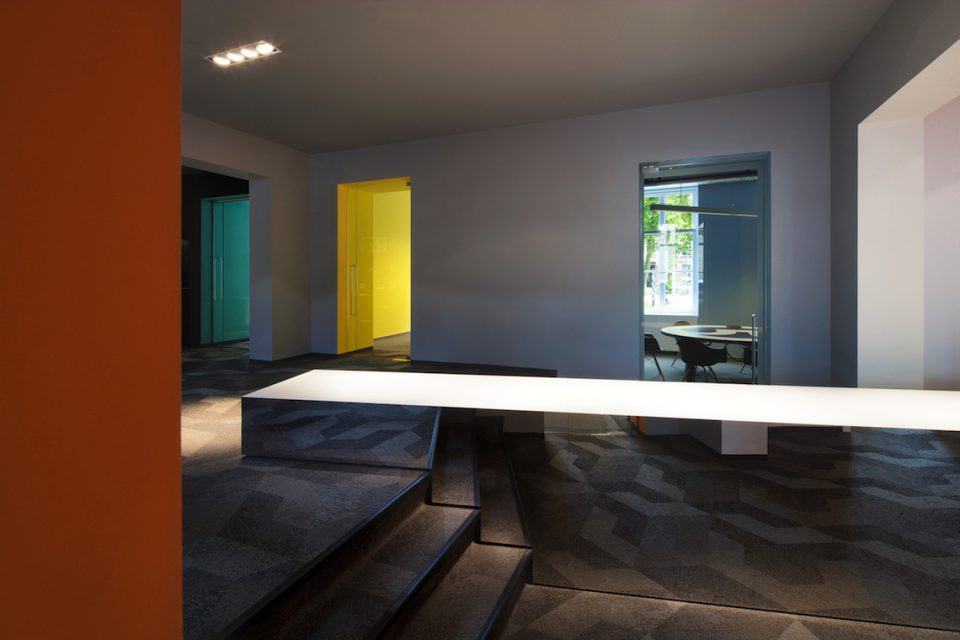 luxe kantoor met design meubel