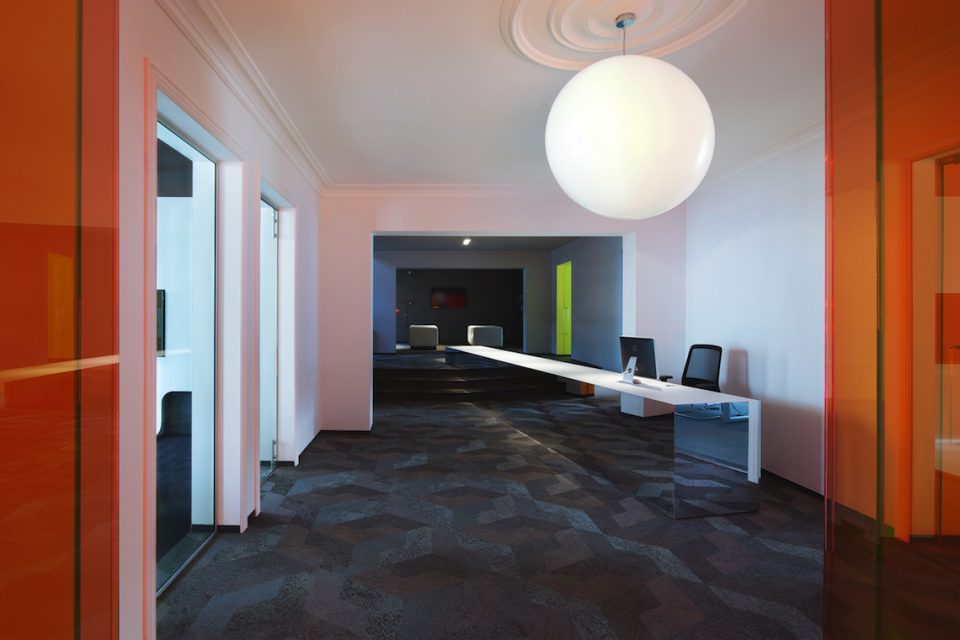 interieur met design meubels