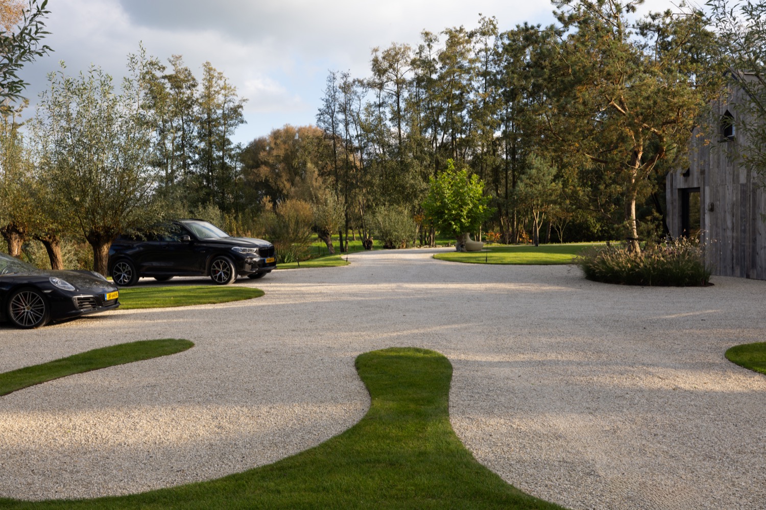 grindpad met auto's