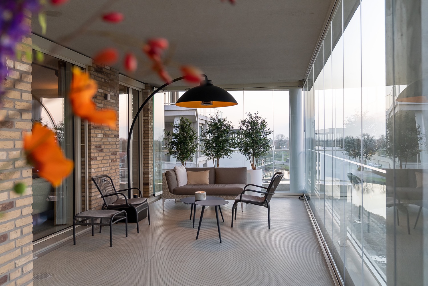 balkon met tuinmeubels