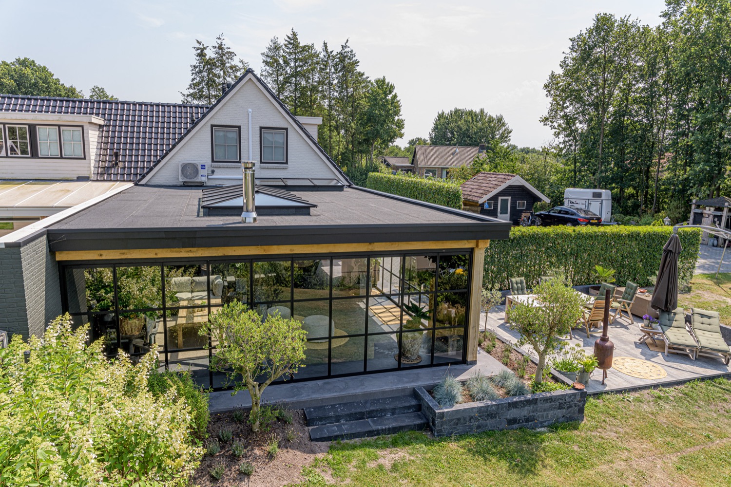 tuinkamer in tuin