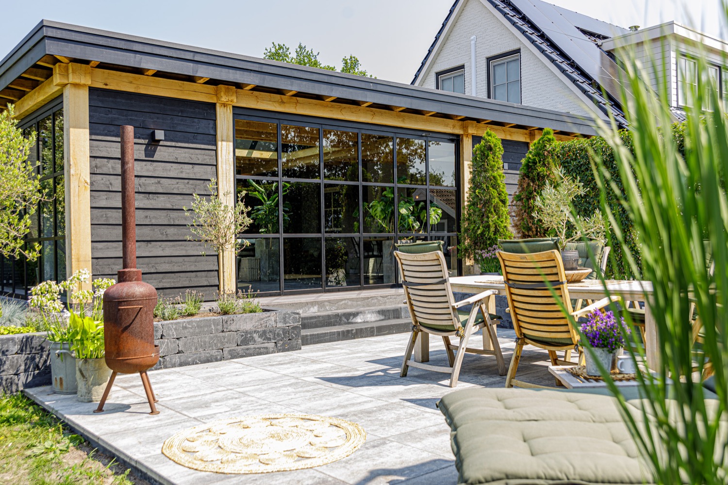 tuinkamer met terras