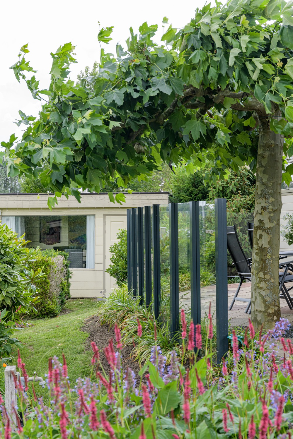 windscherm in tuin
