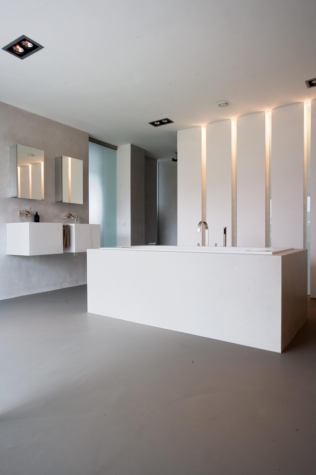 Minimalistische badkamer