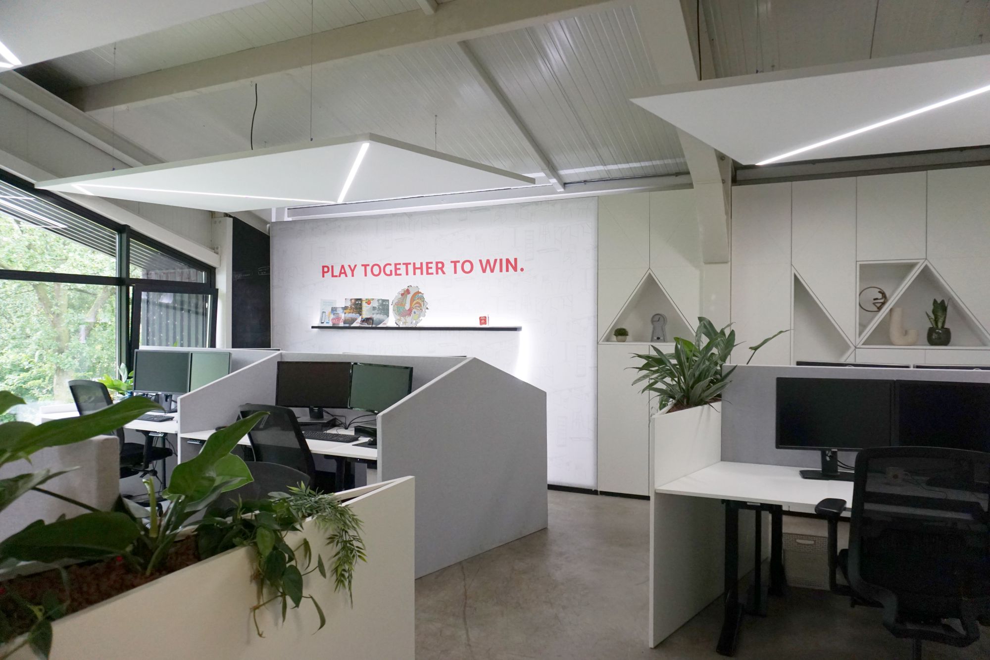 moderne werkplekken