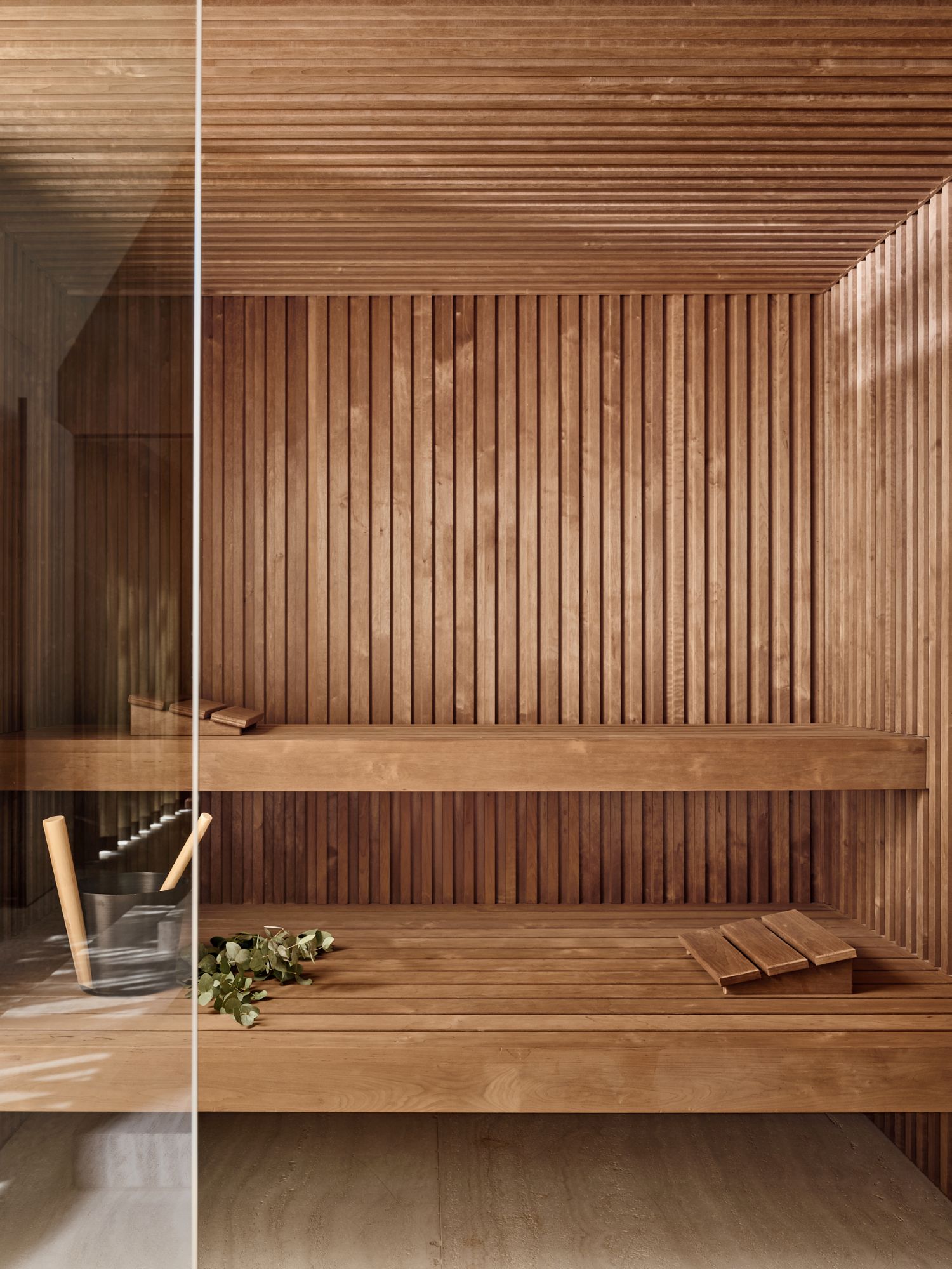 luxe sauna