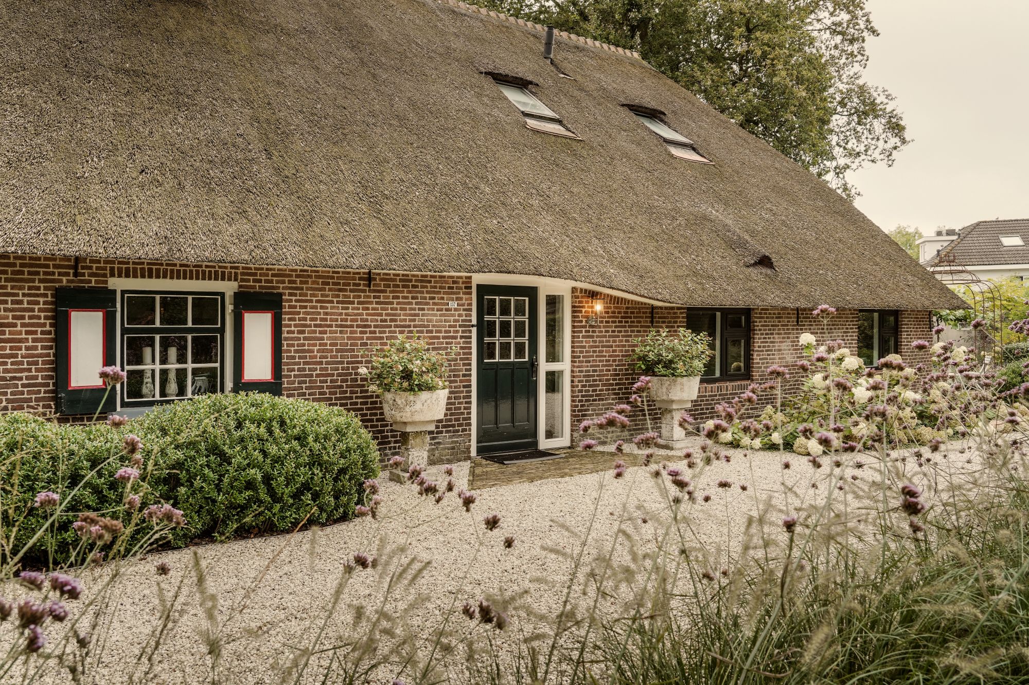 boerderij tuin in hierden