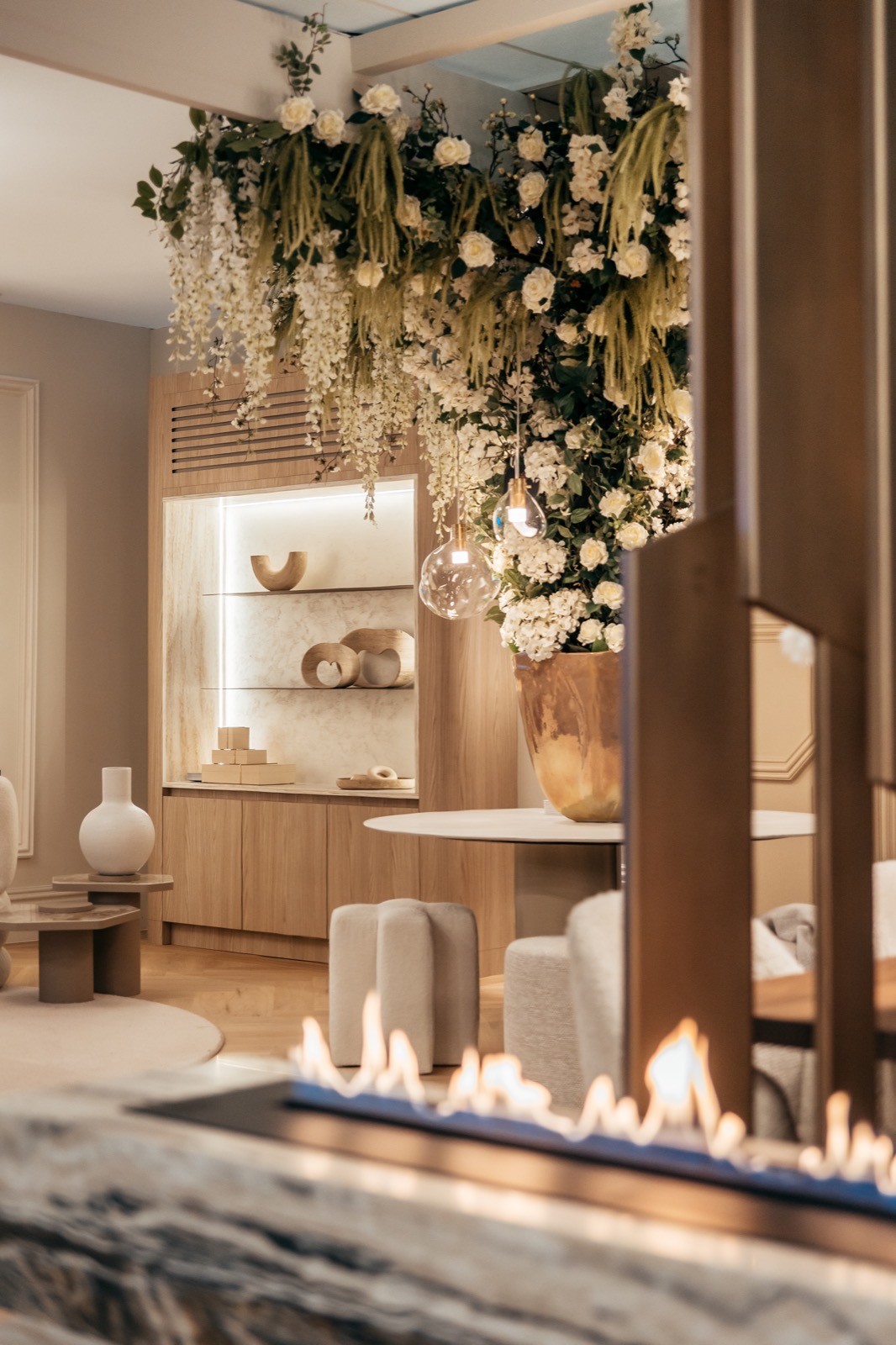 modern interieur met luxe audio video