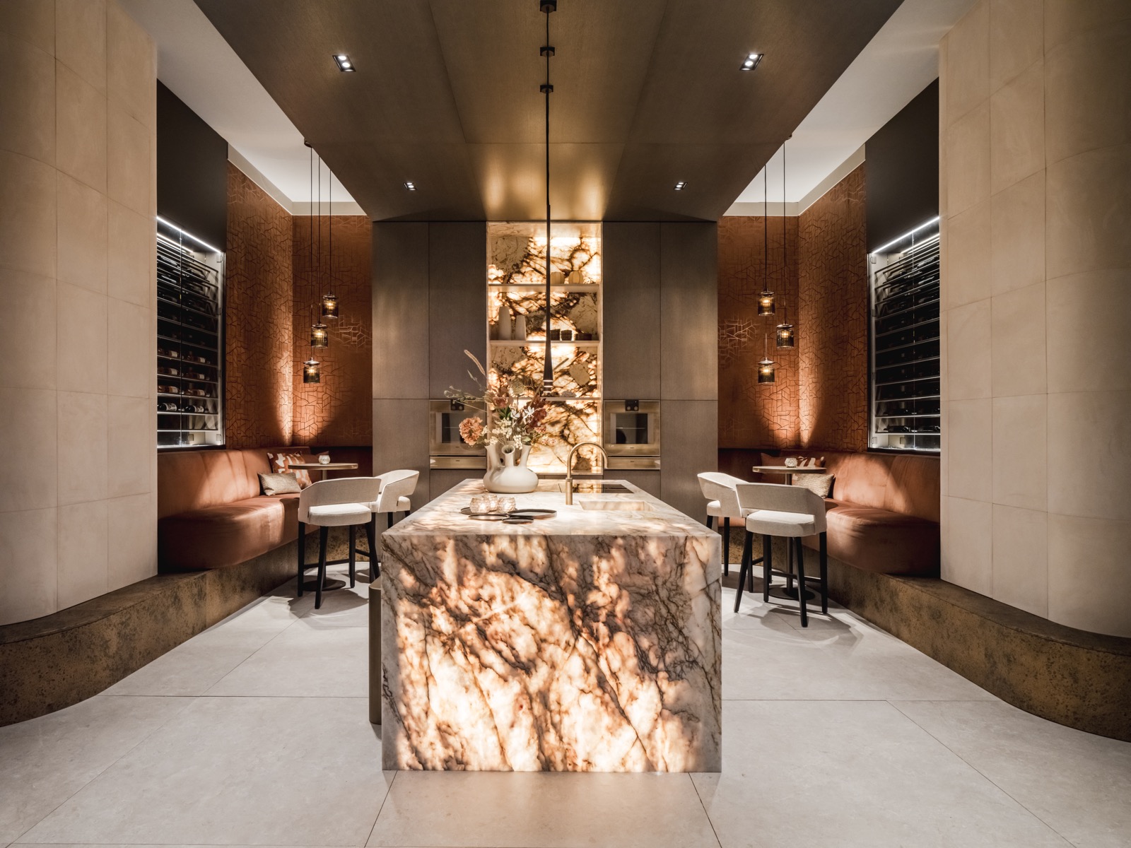 keuken design met exclusieve verlichting