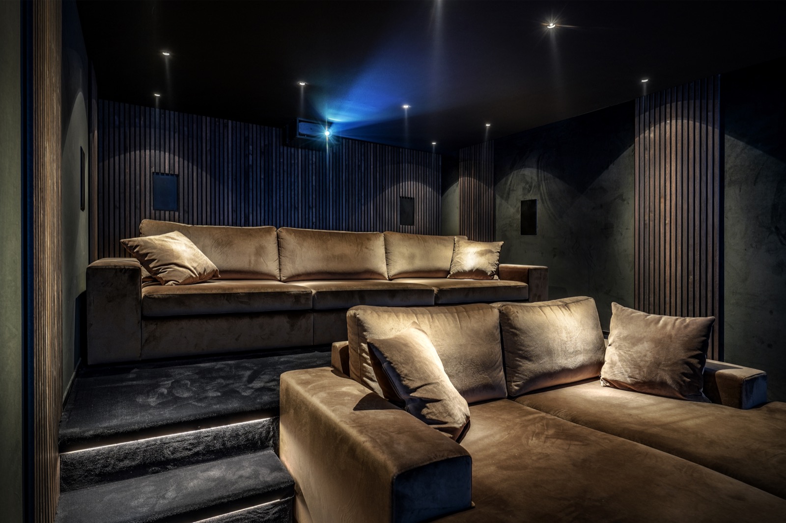 thuisbioscoop met luxe verlichting