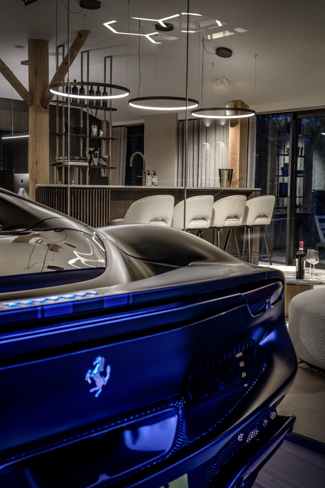 interieur met luxe verlichting
