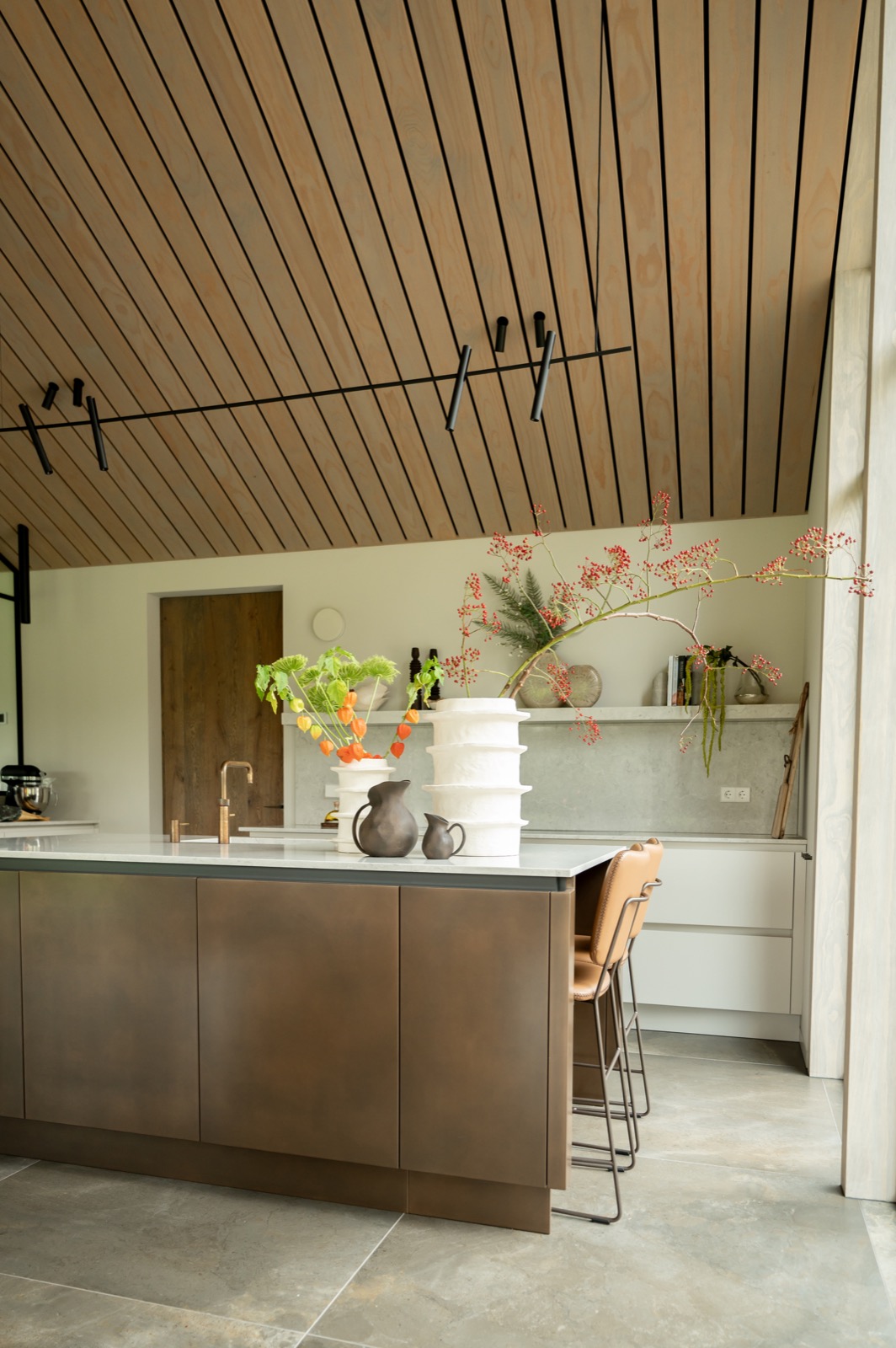 keuken met design verlichting