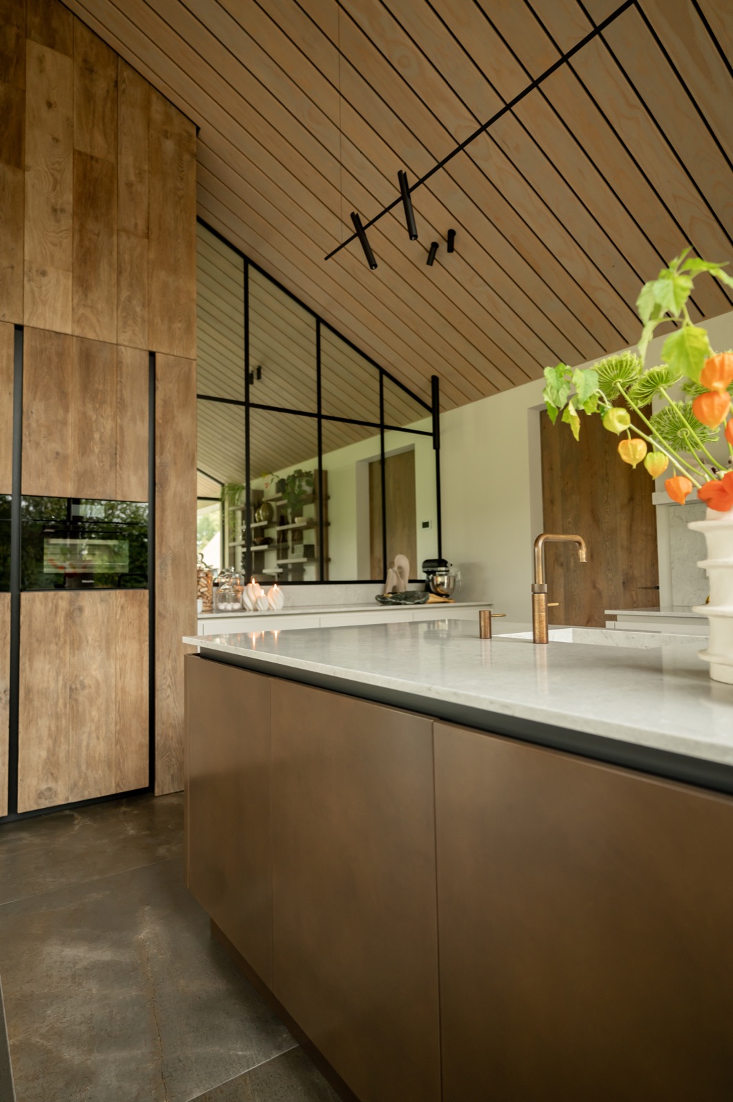 luxe verlichting in keuken