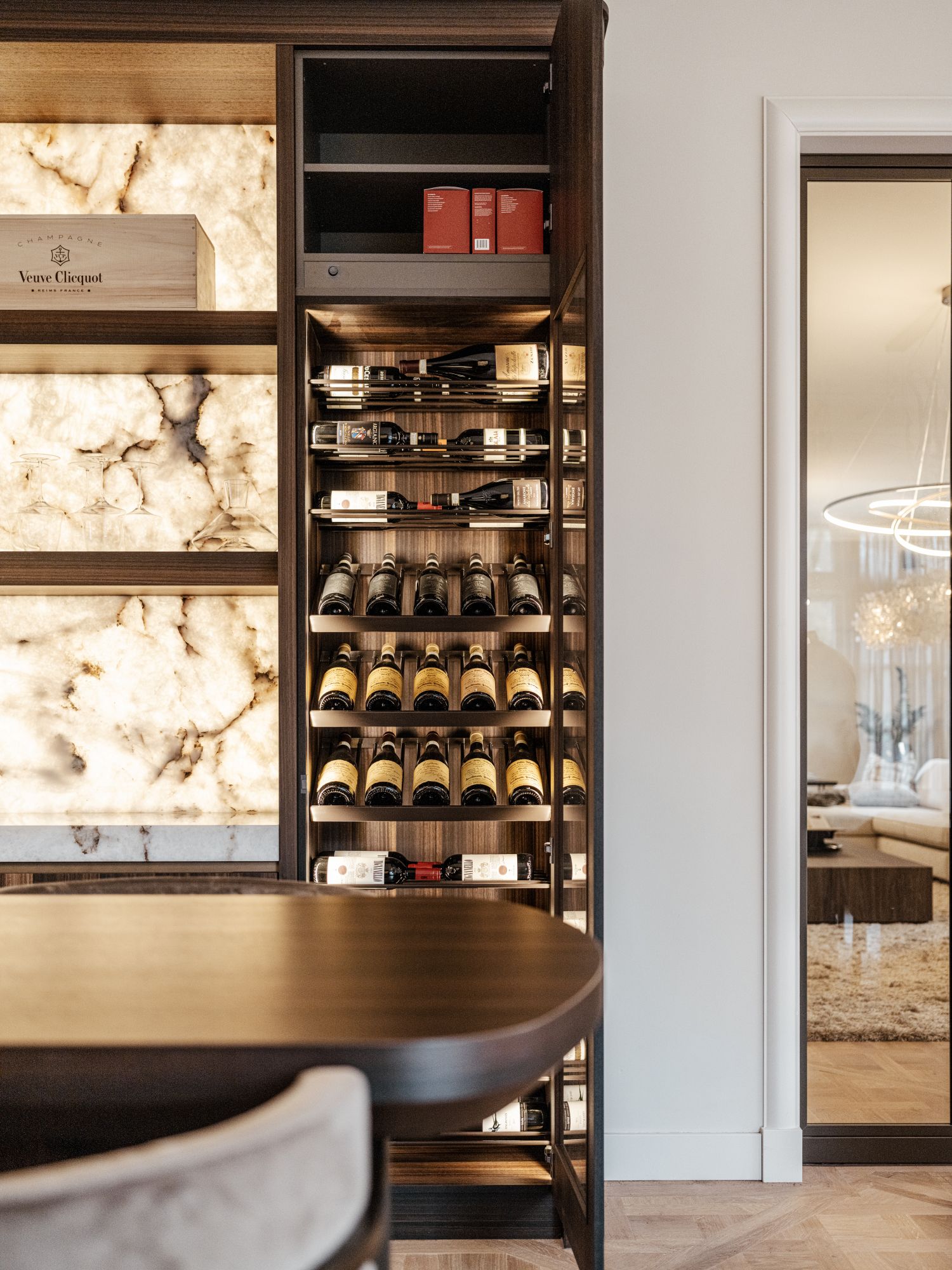 luxe wijnkast