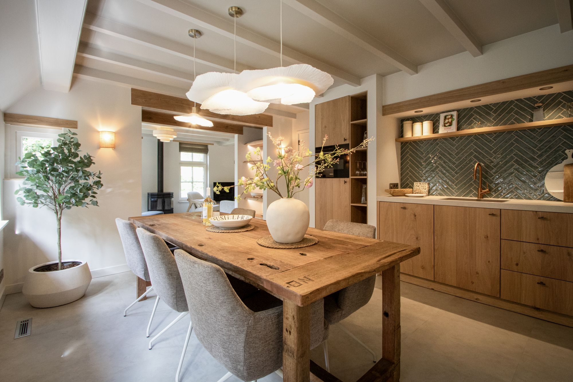 luxe verlichting eetkamer