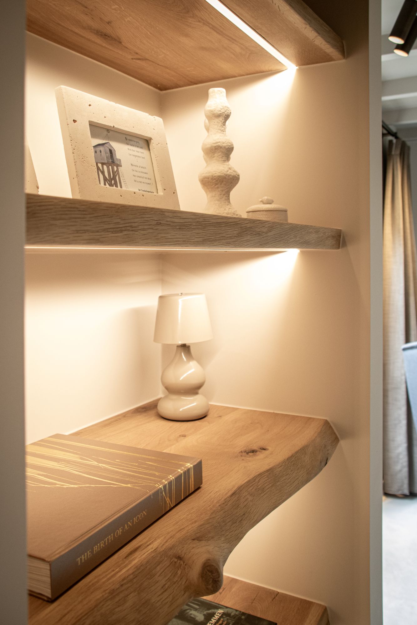 ledverlichting in wandkast