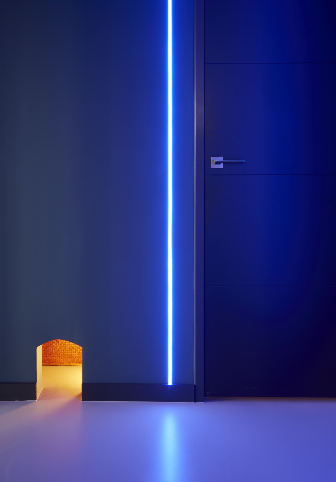 hal met led verlichting