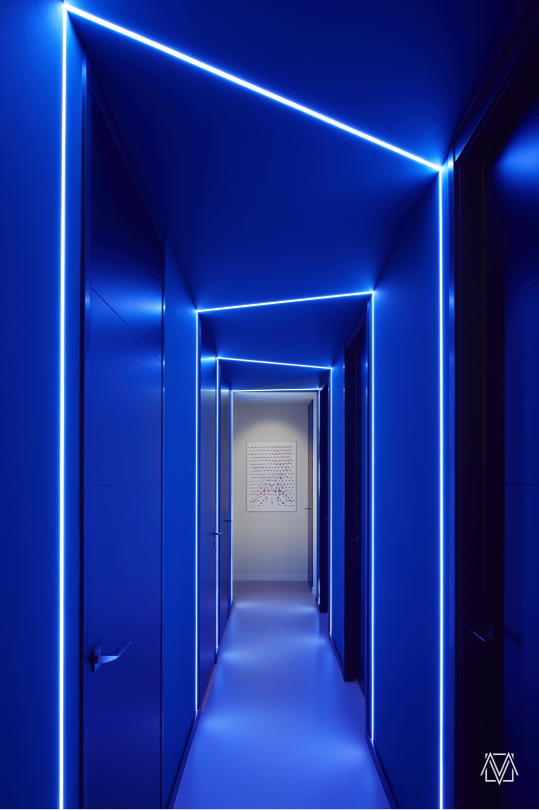 hal met luxe led verlichting