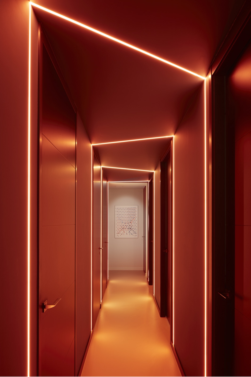 hal met design verlichting