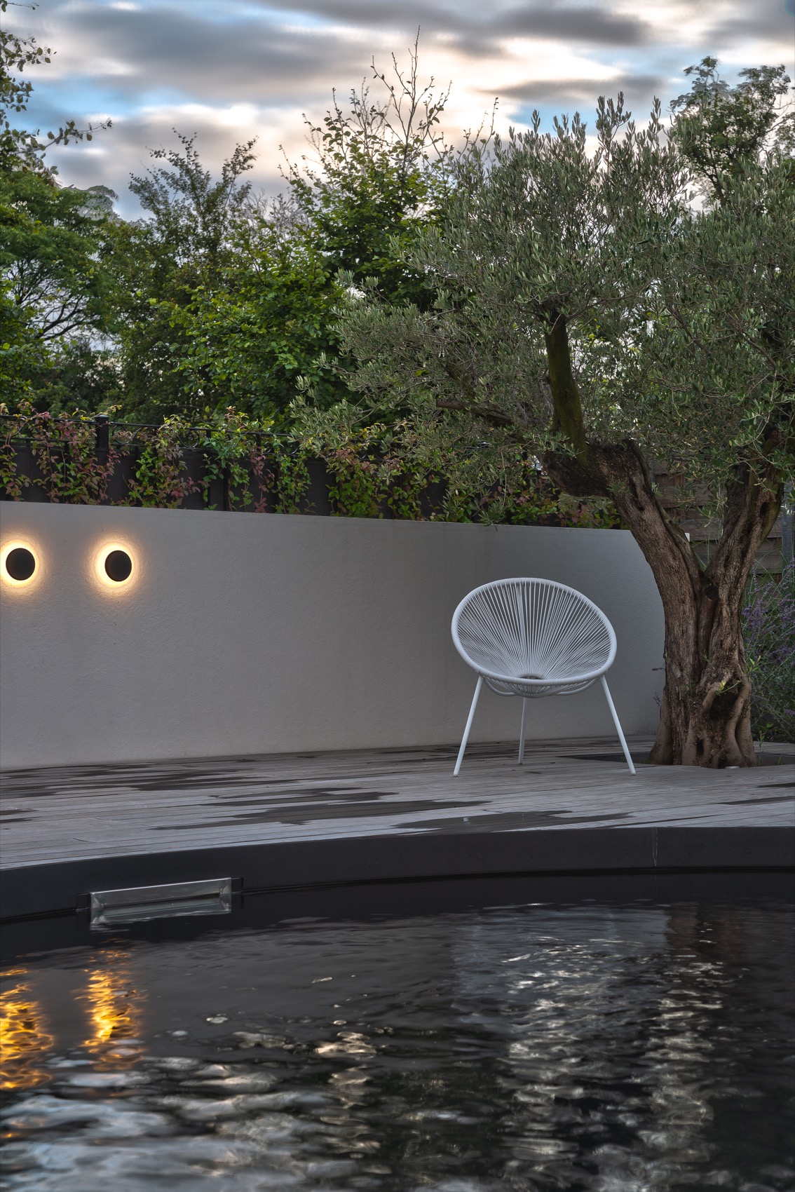 luxe tuin met biopool
