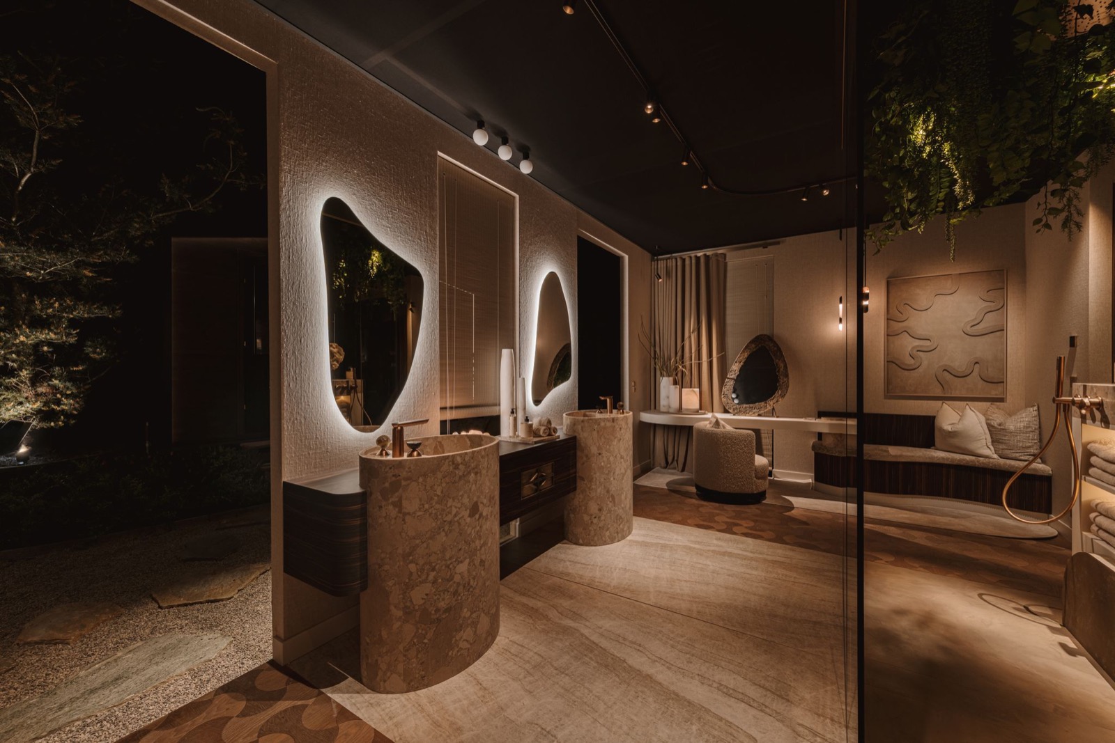 badkamer inrichting met luxe wasbak