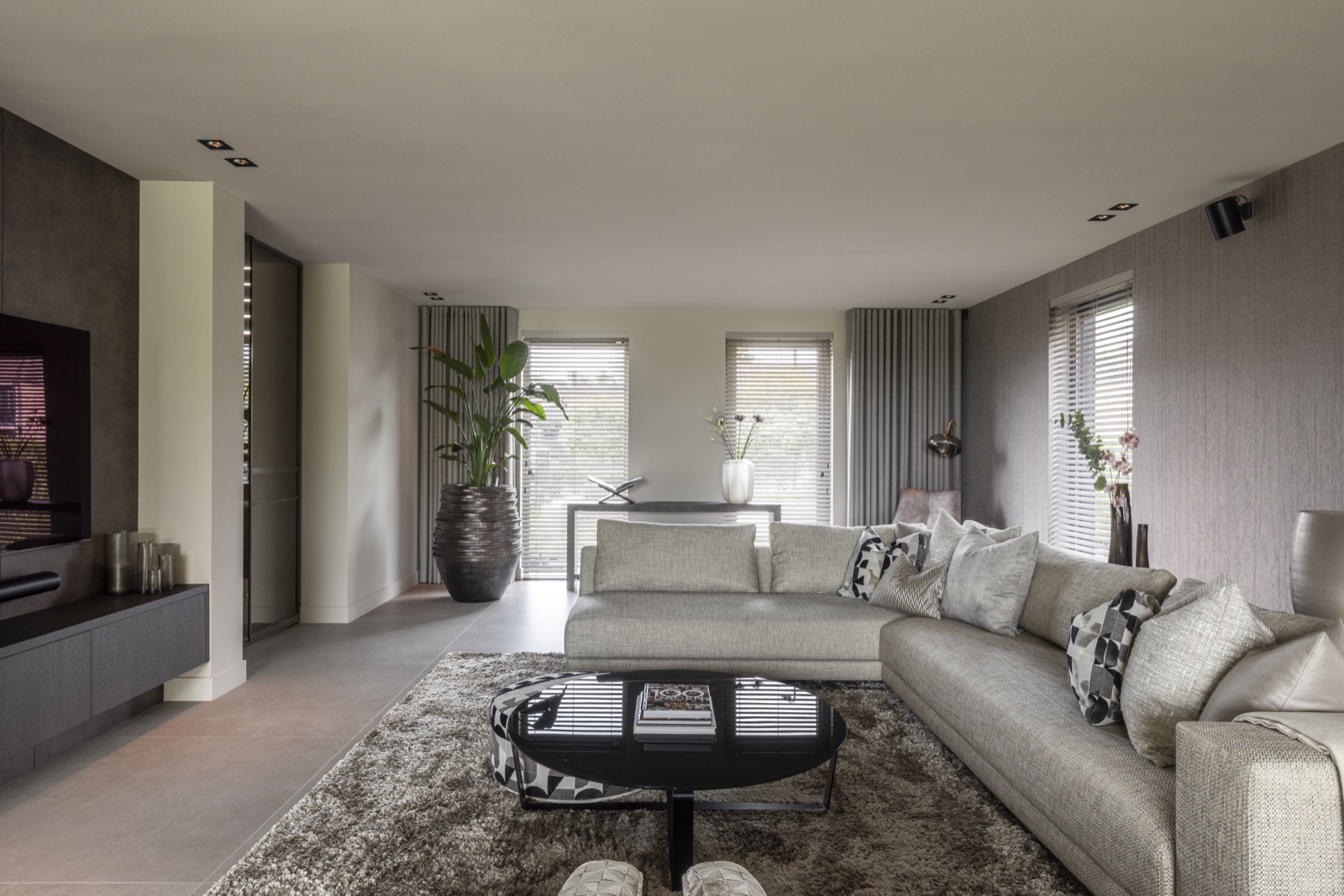luxe woonkamer inrichting
