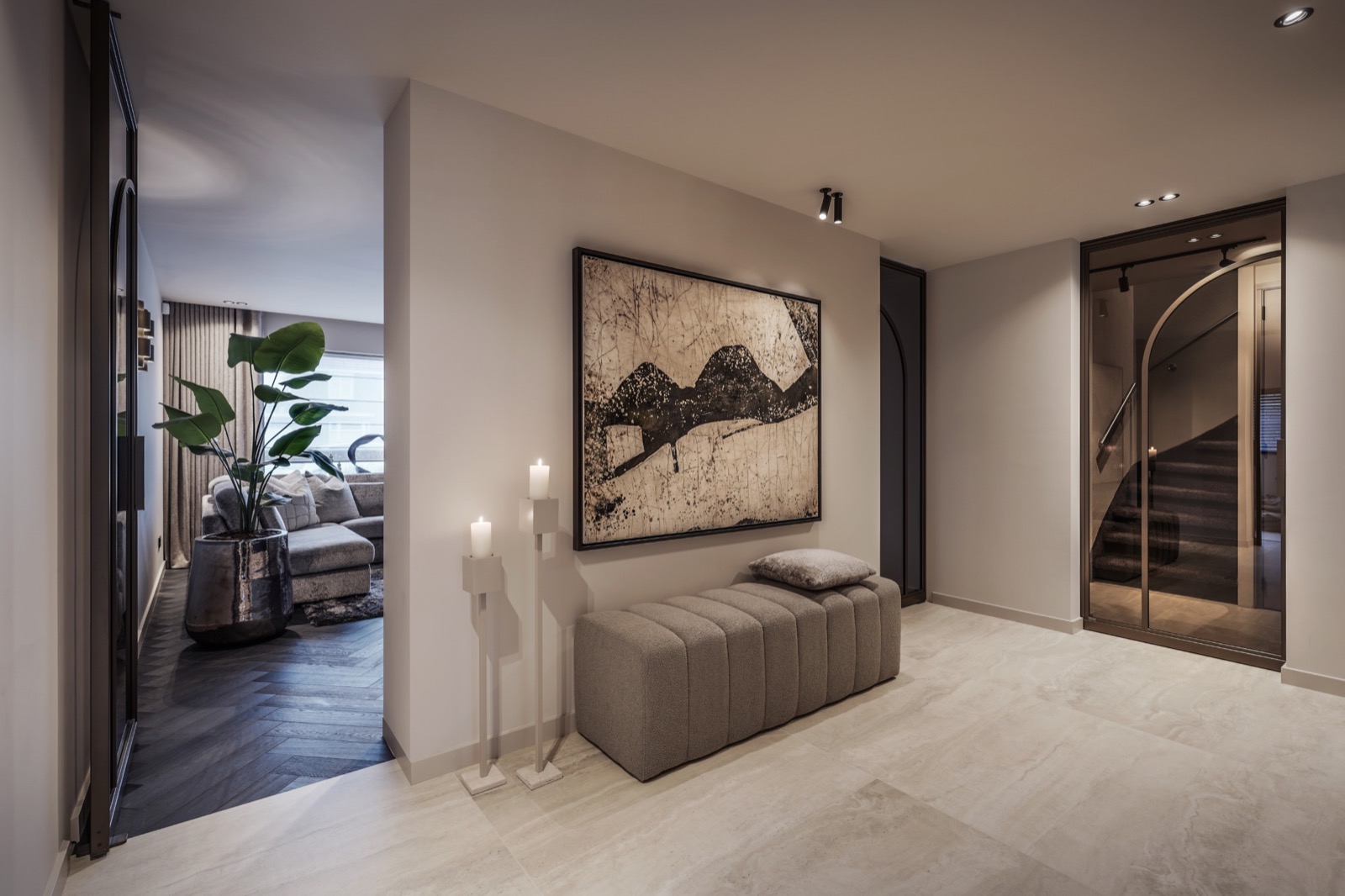 luxe kunst aan wand