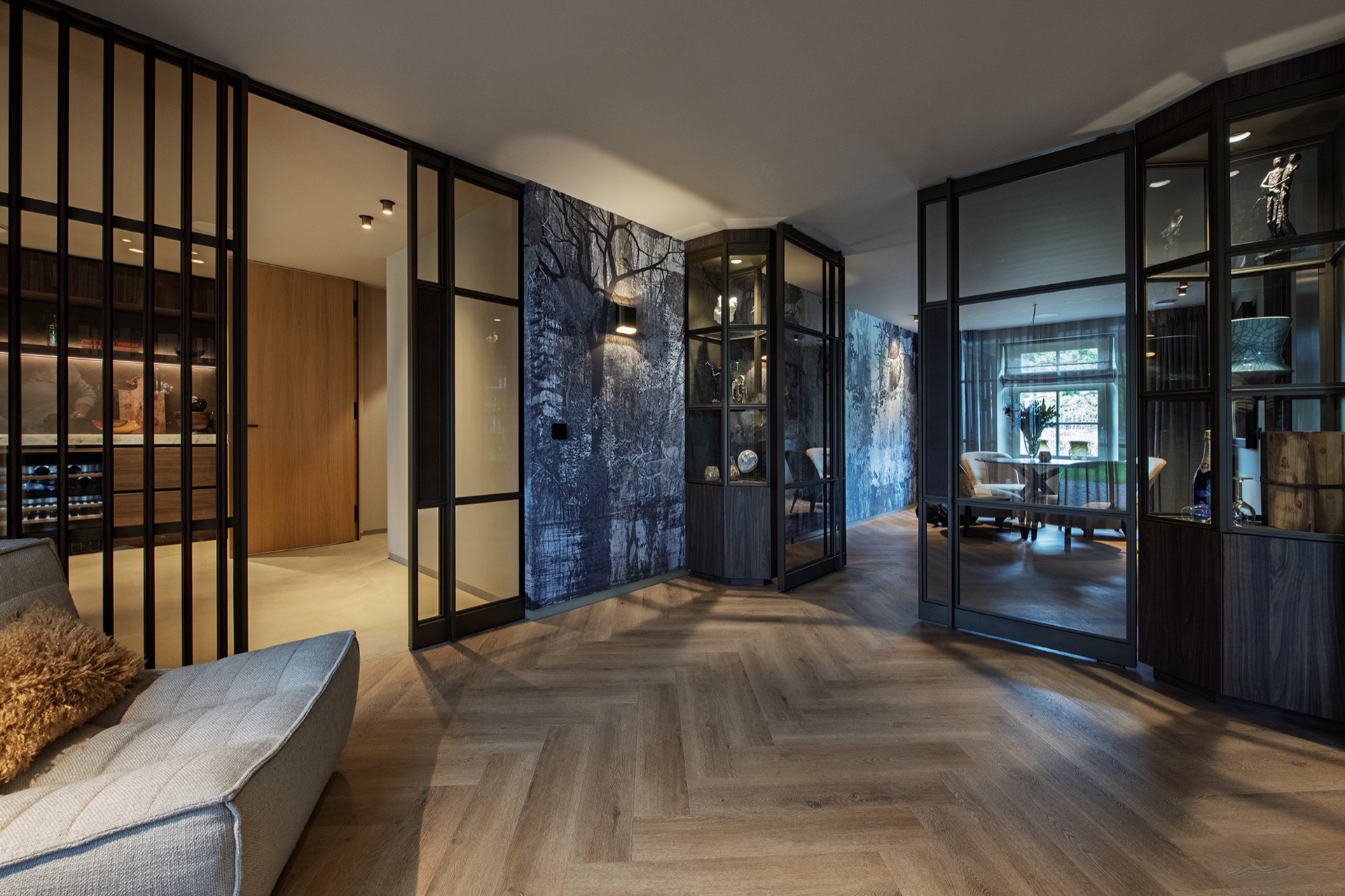 interieur met design deuren