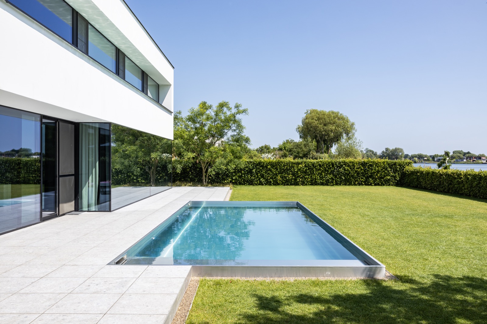 luxe inox zwembad