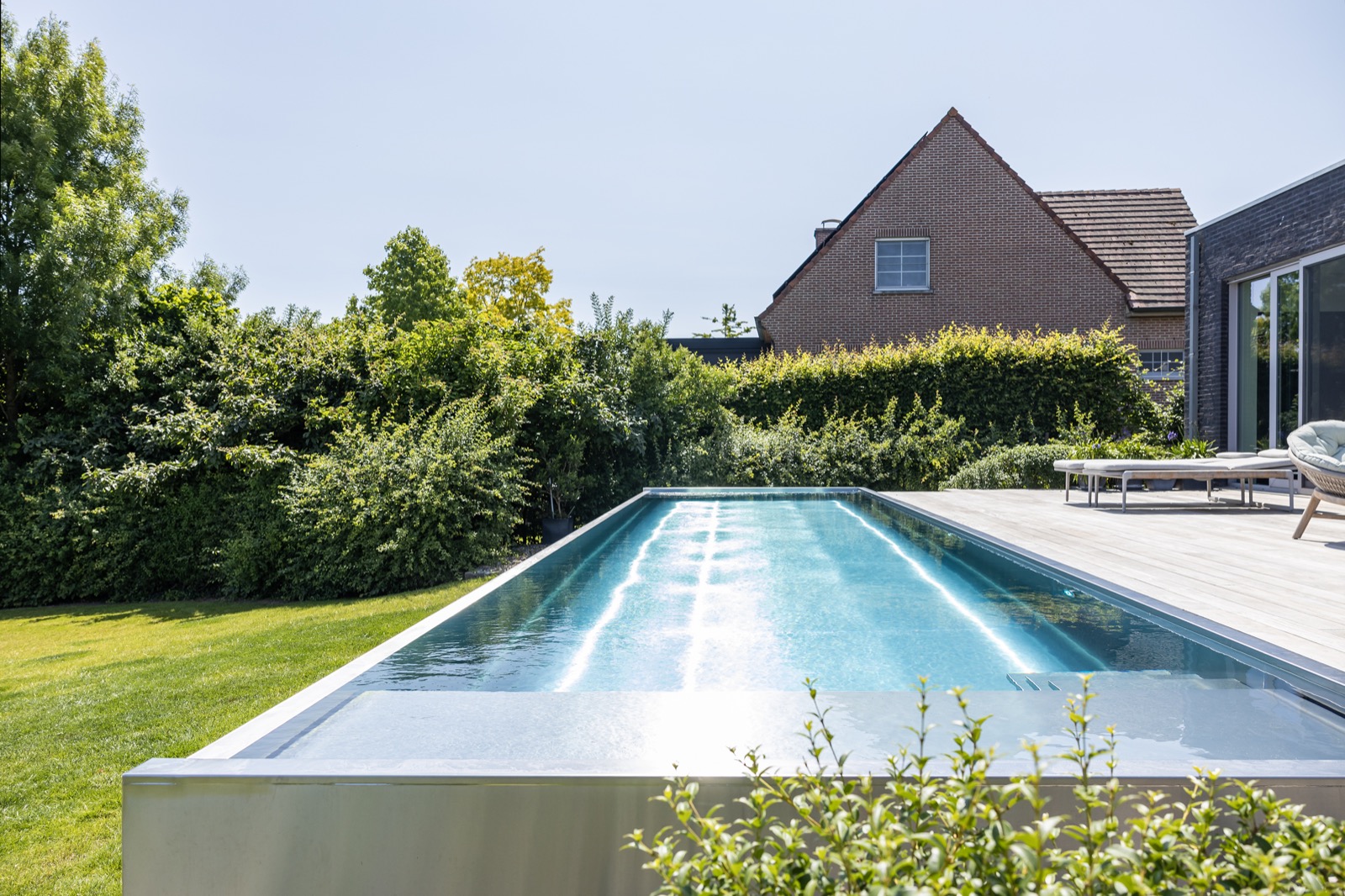 luxe inox zwembad