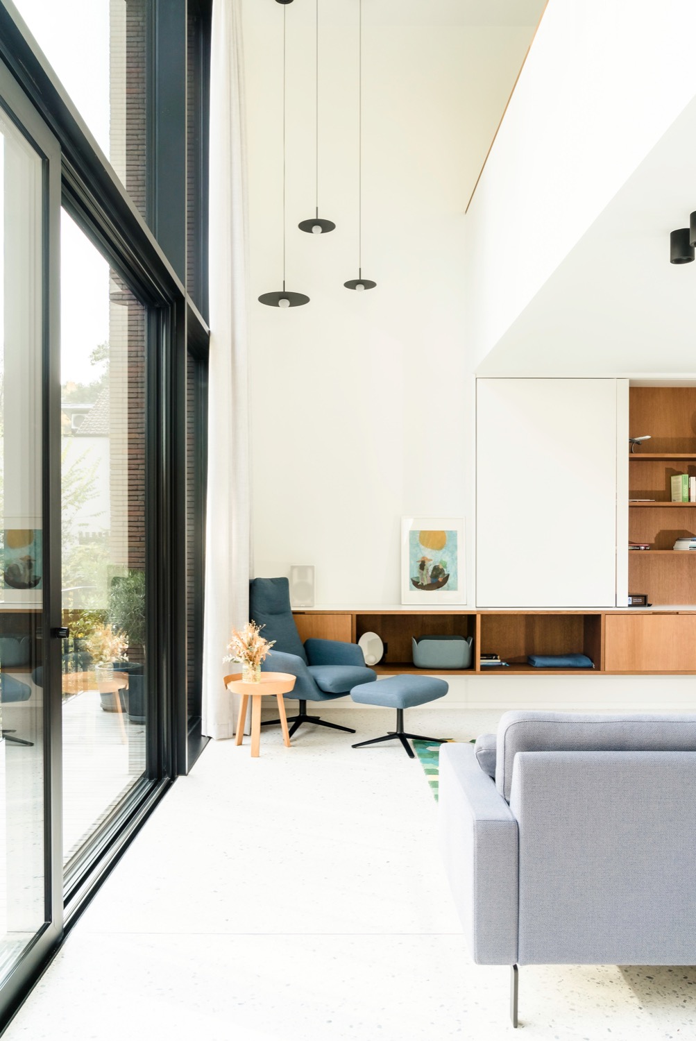luxe woonkamer met bank