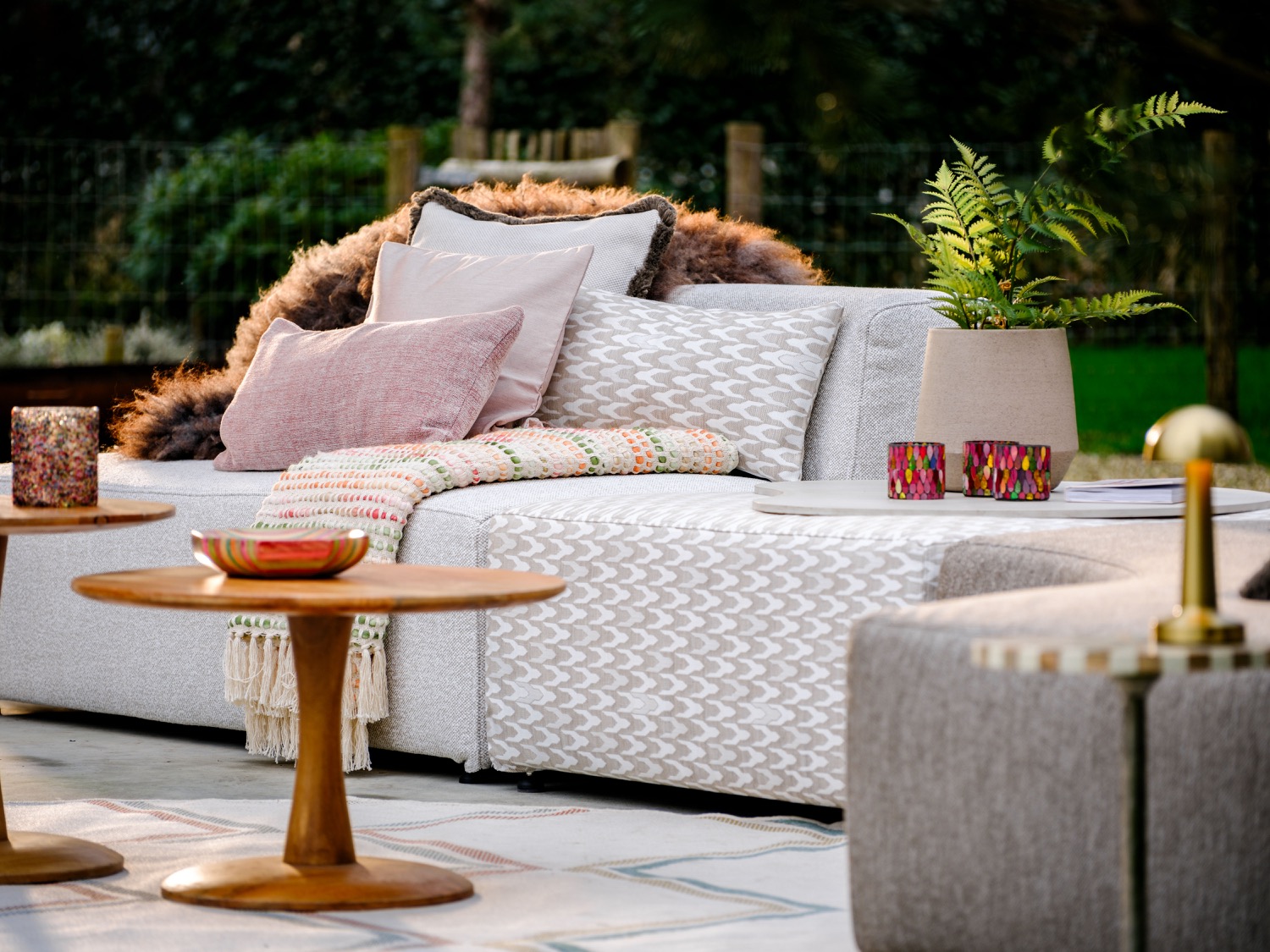 loungeset met bijzettafel