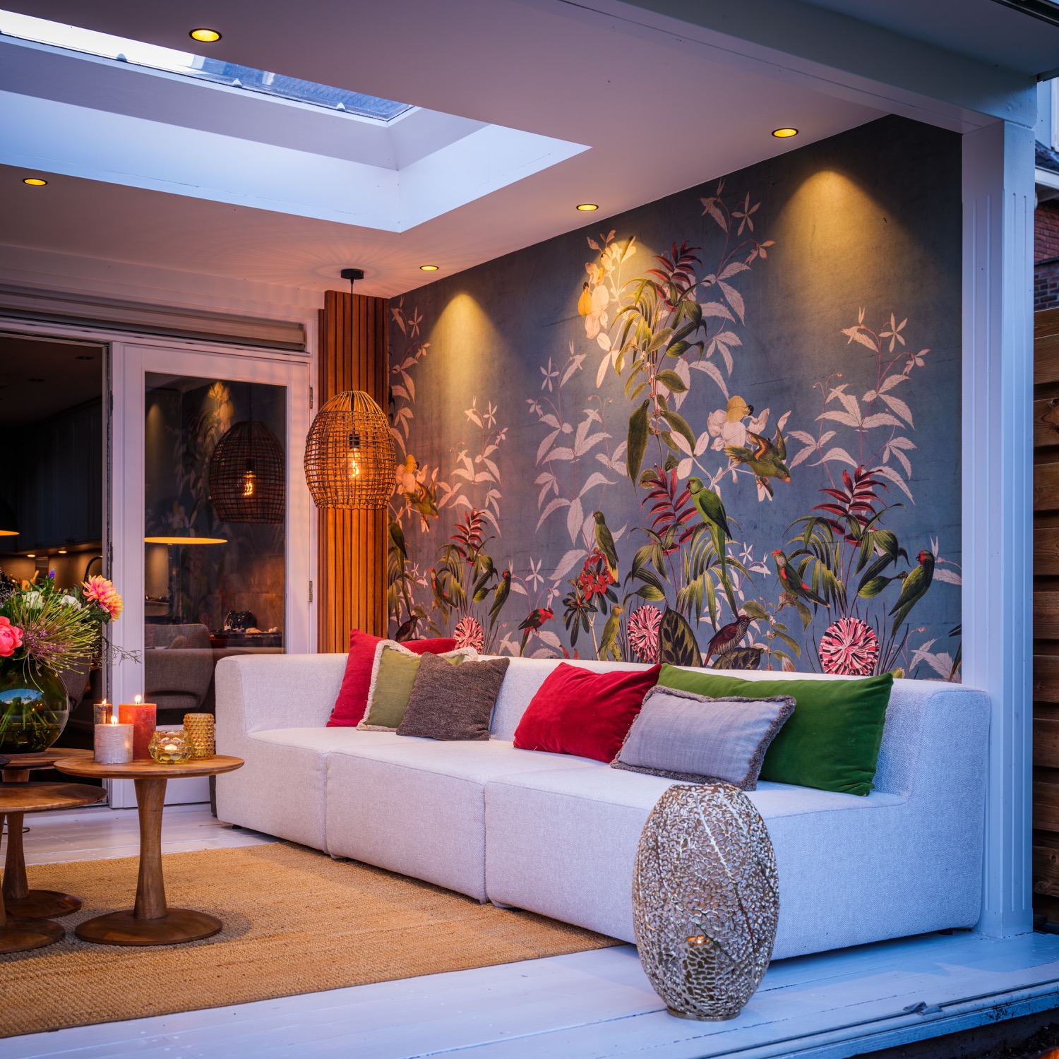 loungeset in veranda