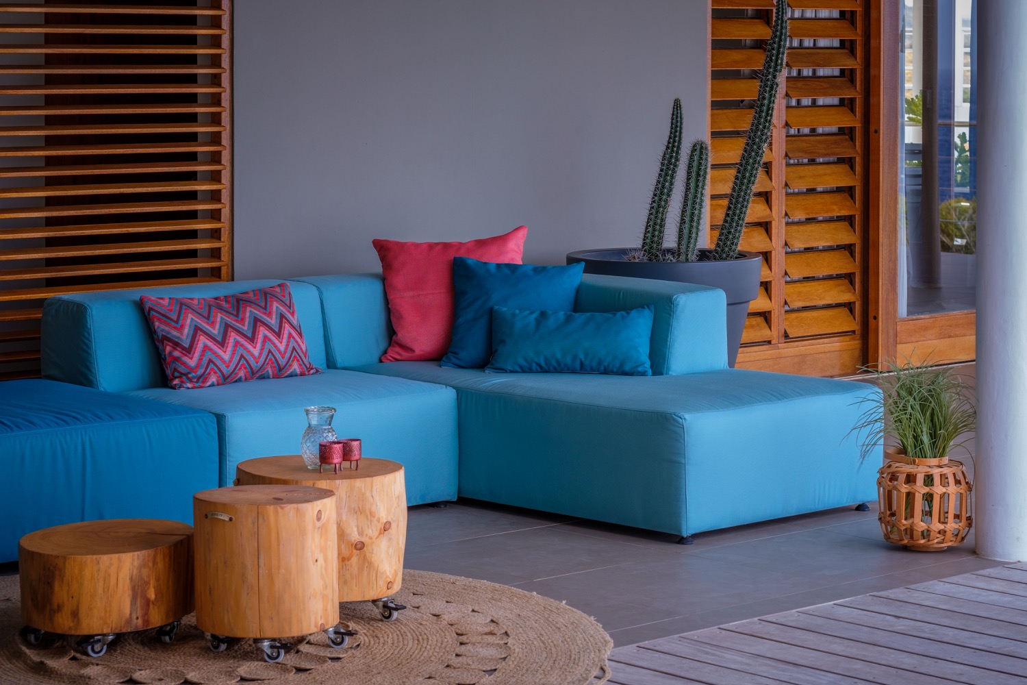 luxe blauwe loungeset